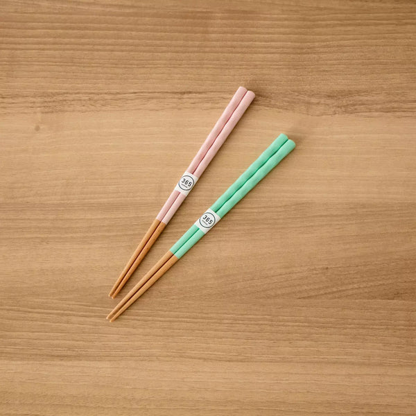 365methods Dishwasher Safe Antibacterial Carved Chopsticks 23cm