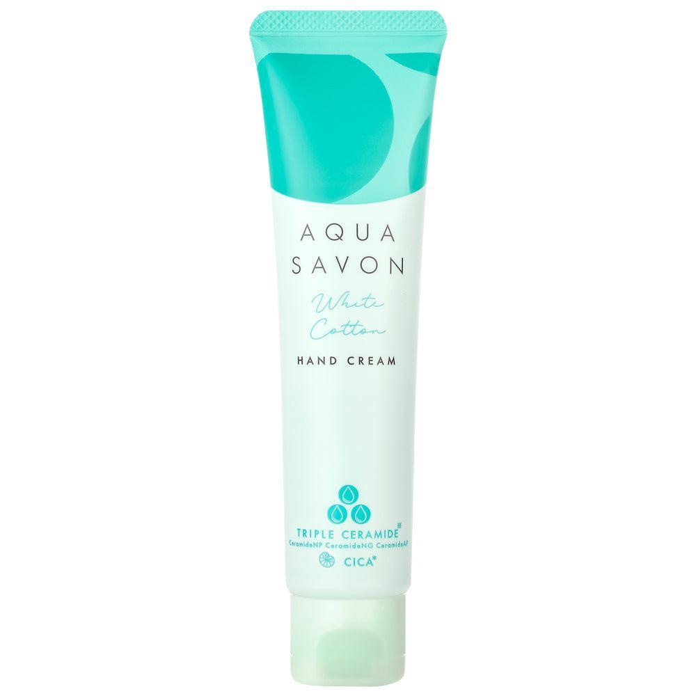 Aqua Savon Triple Ceramide Cica Hand Cream White Cotton Scent 22A 45g