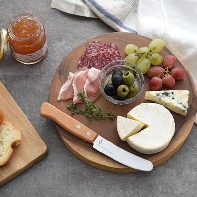 Arnest Spreading Knife Wooden Handle Flexible Blade Butter Knife 85mm