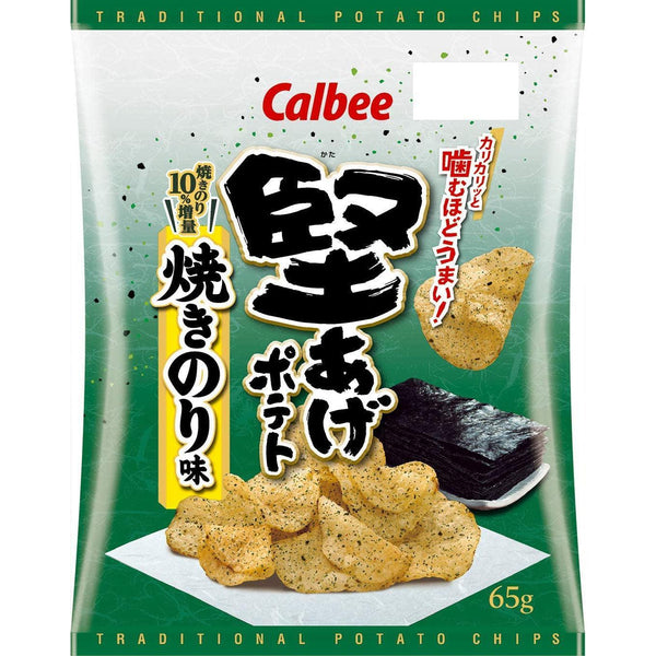Calbee Kataage Nori Seaweed Crispy Potato Chips 65g (Box of 12)