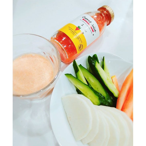 Chikyubatake Carrot Juice From Organic Carrots Multipurpose Juice 1L