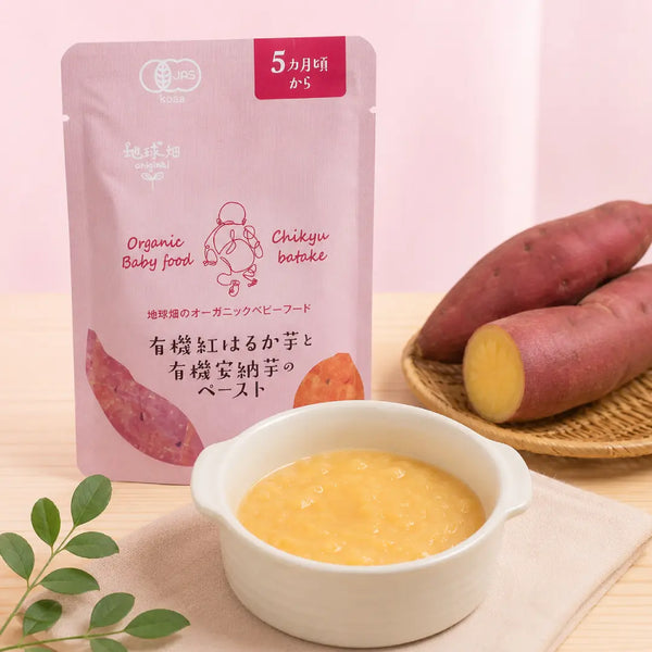 Chikyubatake Organic Japanese Sweet Potato Baby Food Pouch 5m+ 80g