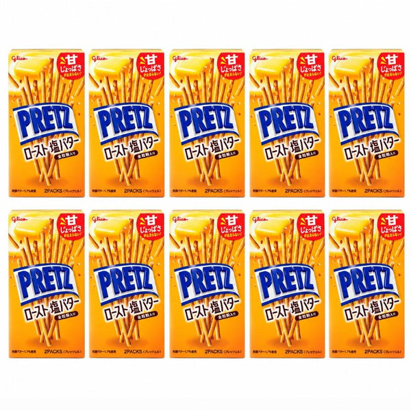Glico Pretz Hokkaido Cultured Butter Biscuit Sticks 57g (Pack of 10)
