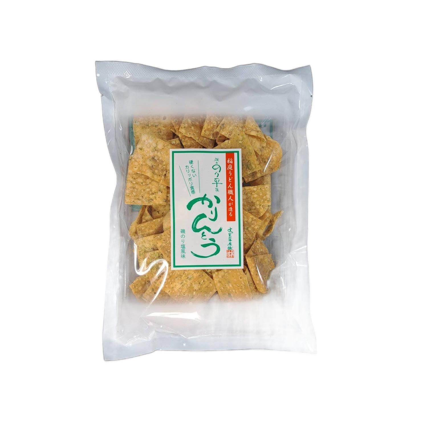 Handmade Karinto Thin & Crispy Crackers Salty Nori Seaweed Flavor 90g