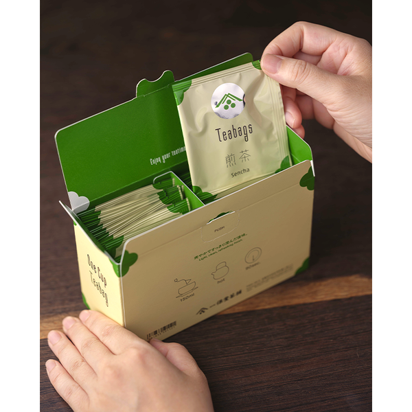 Ippodo Kyoto Sencha Green Tea Balanced Taste Tea Bags 22 ct.