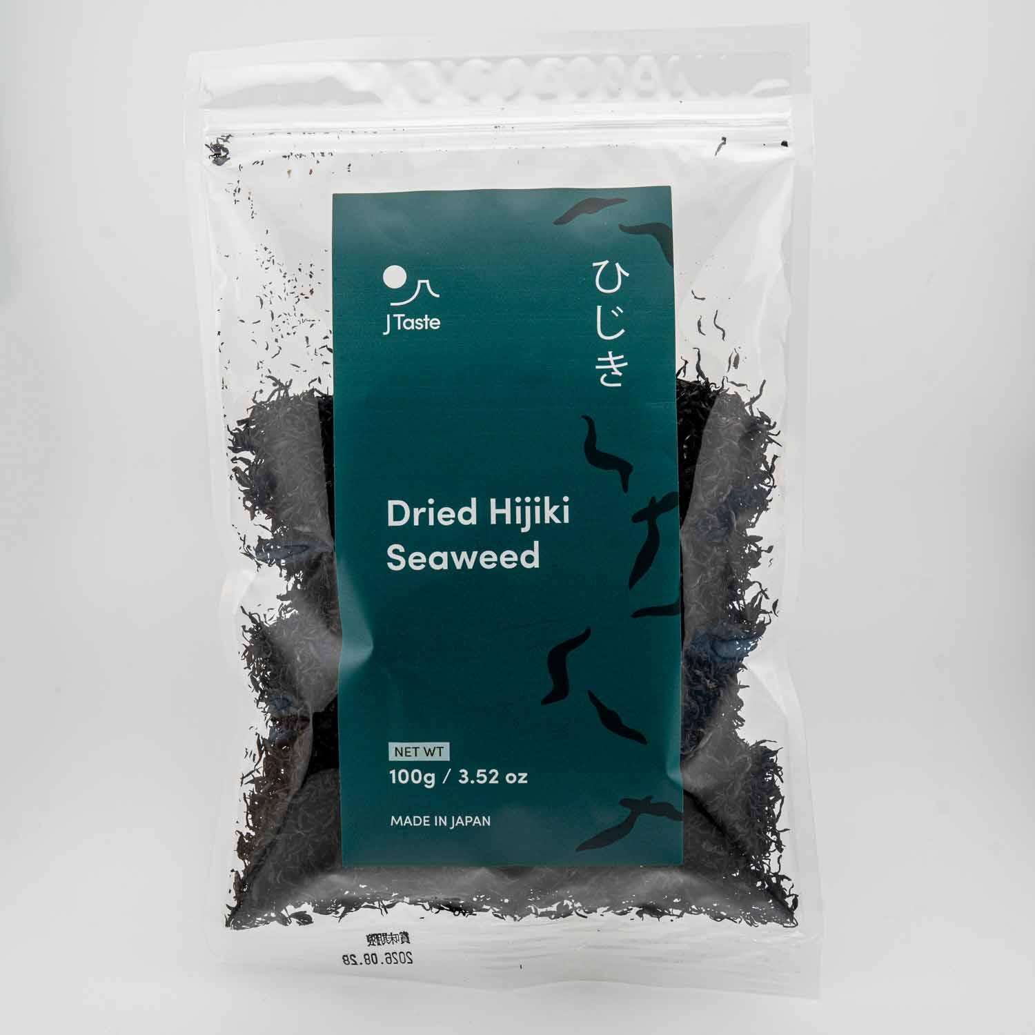 J Taste Dried Hijiki Seaweed Premium Japanese Sea Vegetable 100g