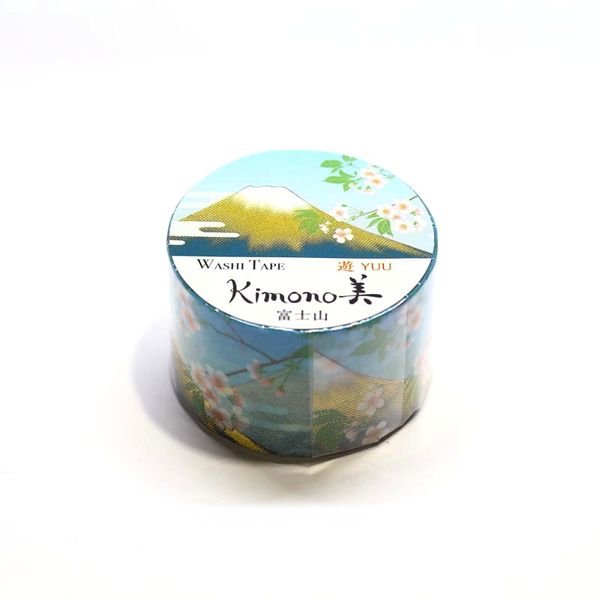 Kamiiso Kimono Washi Tape Mount Fuji Pattern Masking Tape