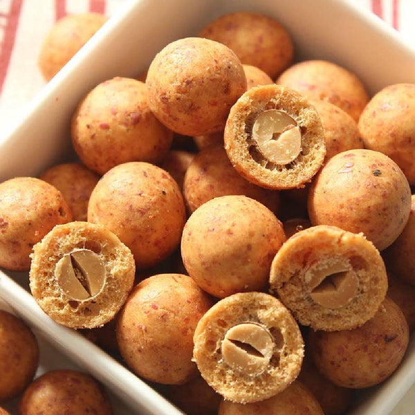 Kasugai Peanut Shrimp Flavored Japanese Style Peanuts (Pack of 3 Bags)