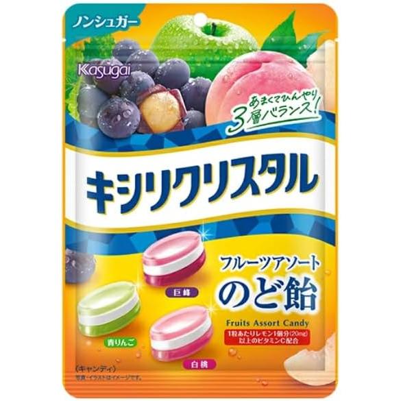 Kasugai Sugar Free Hard Candies Fruit Flavor Assortment 67g