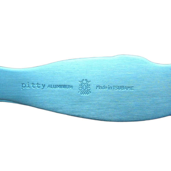 카타리키 귀여운 알루미늄 아이스크림 스푼 고래 마린 블루 11.6cm