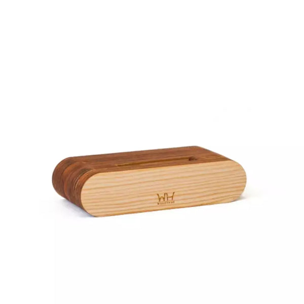 Kinote Minamo Powerless Sugi Cedar Wood Speaker & Smartphone Stand