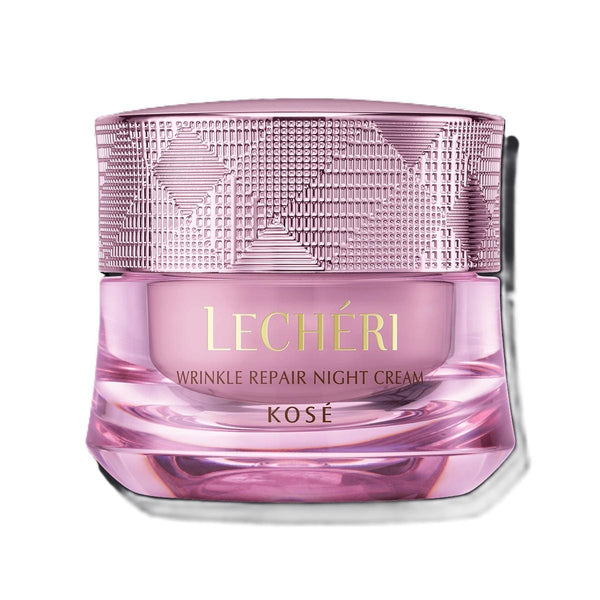 Kosé Lecheri Wrinkle Repair Night Cream for Plump Firm Skin 40g