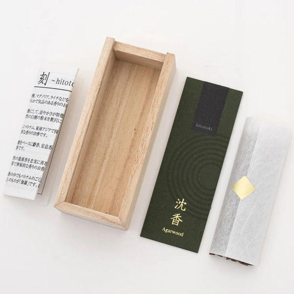 Kousaido Hitotoki Premium Incense Agarwood Scent 15 Sticks