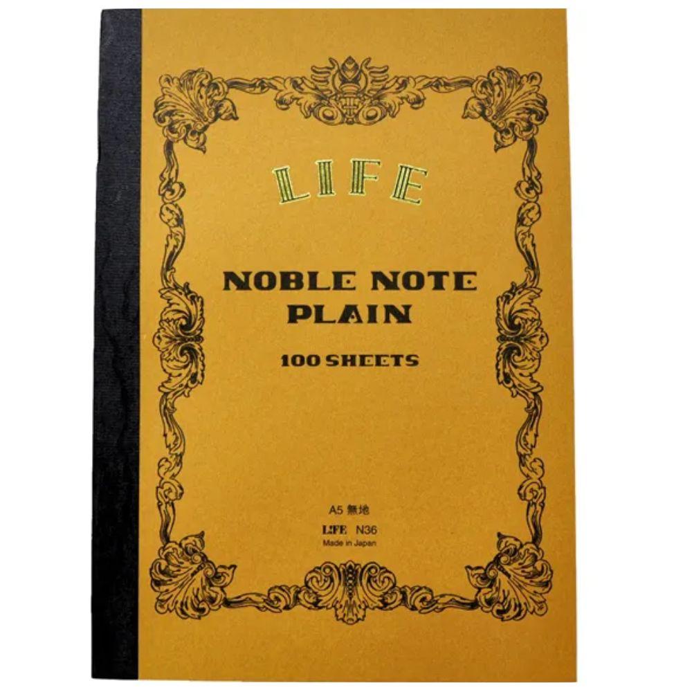 Life Noble Notebook A5 Unruled Premium Writing Paper N36 (100 Pages)