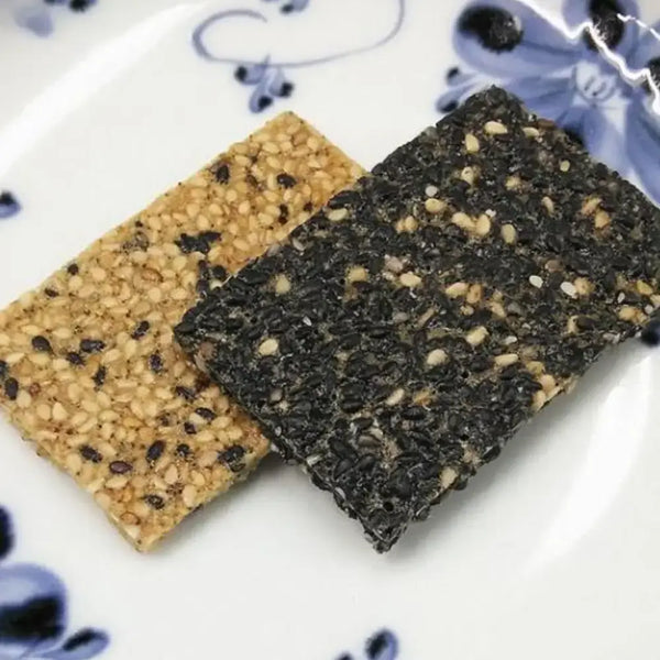 Manten Goma Sablé Cinnamon Sesame Cookies 6 pcs. (Pack of 3)