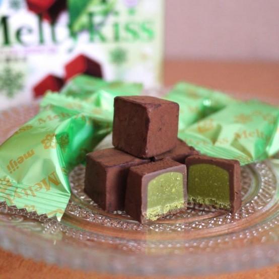 Meltykiss Matcha Soft Melting Choco Matcha Cubes 53g (Pack of 3)