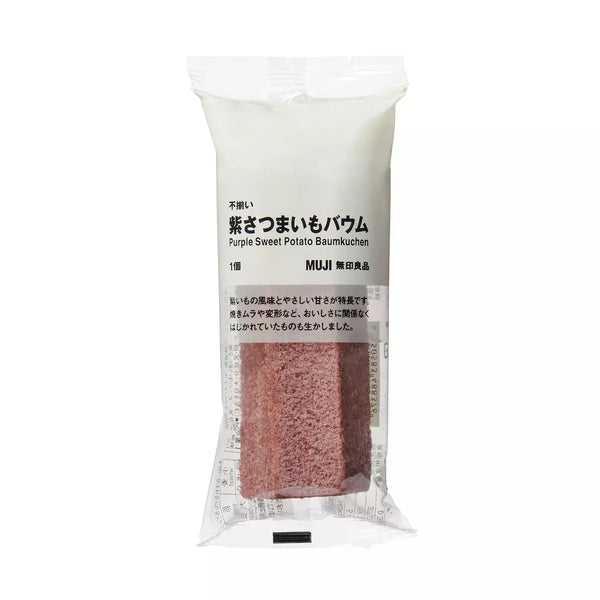 Muji Baumkuchen Purple Sweet Potato Sponge Cake (Pack of 3)