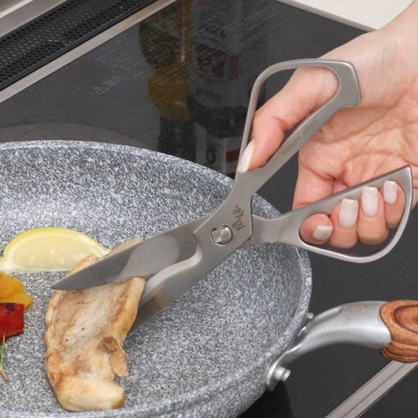 Nikken All Stainless Kitchen Shears Detachable Dishwasher Safe 216mm