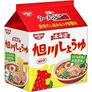 Nissin Ramen Yasan Asahikawa Shoyu Ramen Instant Noodles 5 Servings
