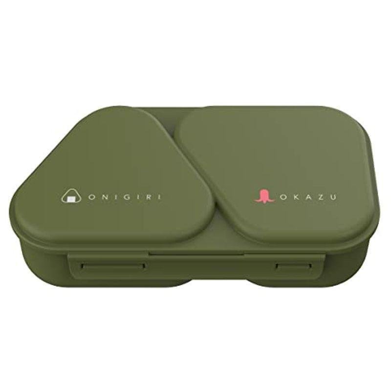 OSK Onigiri & Side Dish Bento Double Compartment Lunch Box LS-15