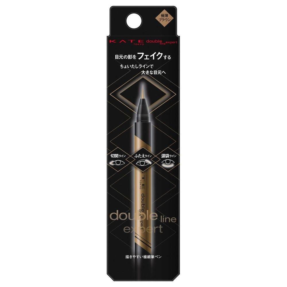 Kanebo Kate Double Line Expert Eyeliner LB-1 Ultralight Brown 0.5ml