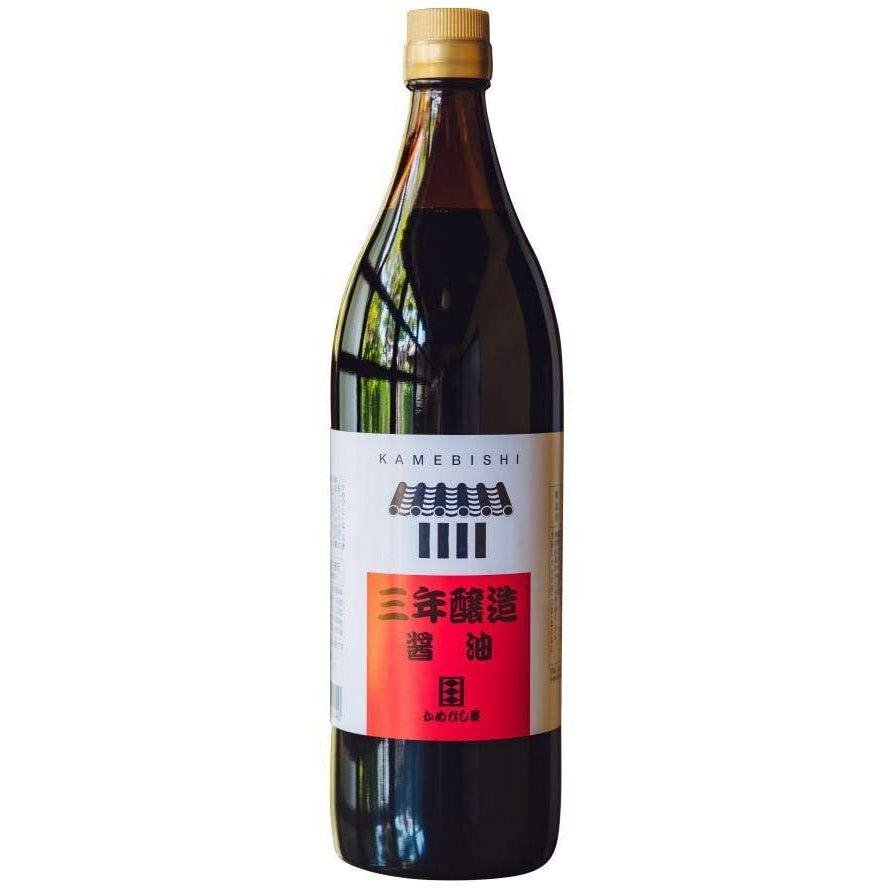 Kamebishi Soy Sauce 3-Year Aged Saishikomi Shoyu 900ml