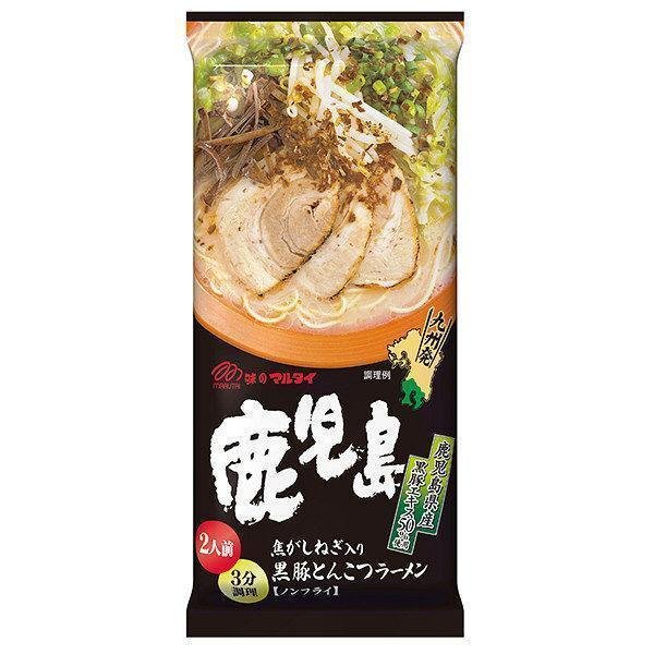 Marutai Kagoshima Kurobuta Tonkotsu Instant Ramen (Pack of 3)