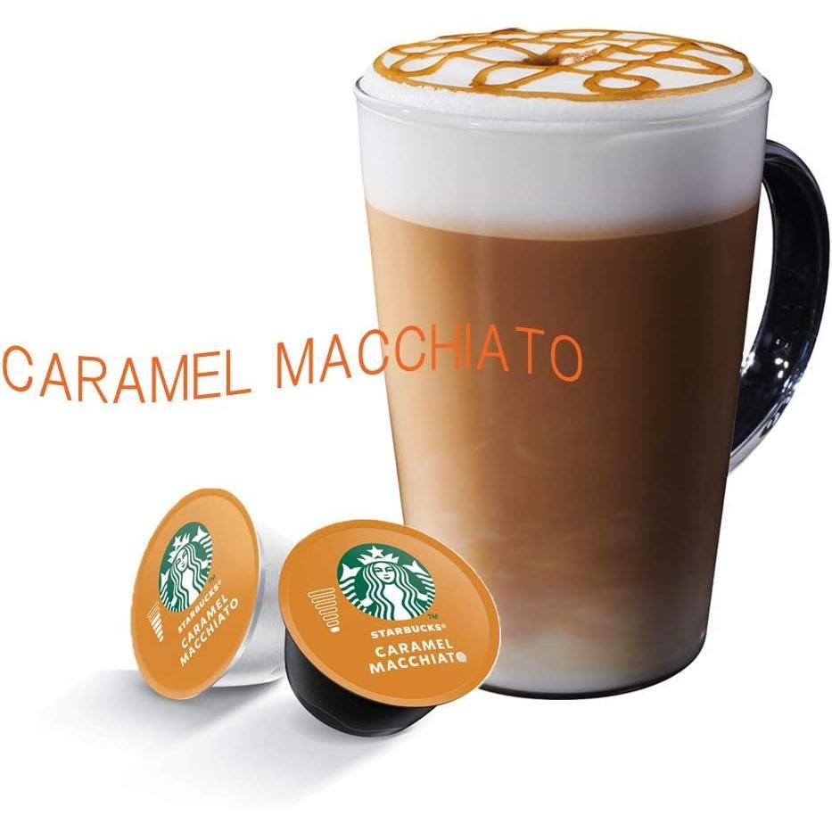 Starbucks Caramel Macchiato Coffee Pod Nescafe Dolce Gusto 72 Capsule 36  Serving