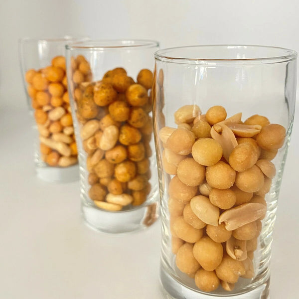 Itofu Vegetable Seasoned Fu Crackers and Smoked Peanuts 25g (Pack of 6)