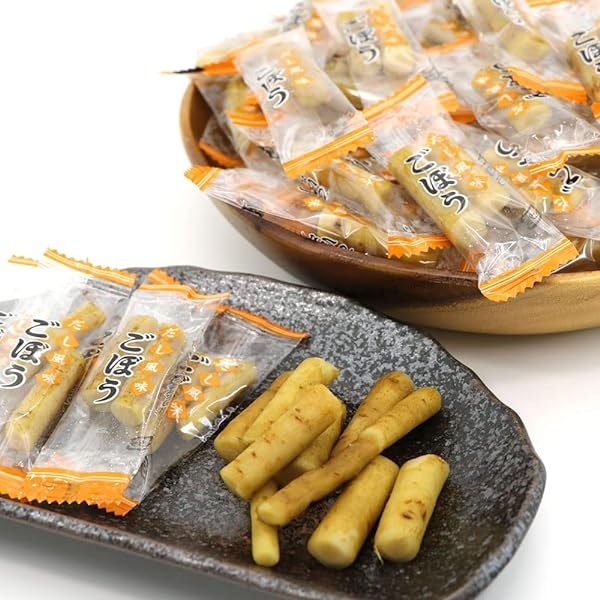 Sokan Pickled Gobo Snack Dashi Stock Flavored Burdock Root 55g (Pack of 3)