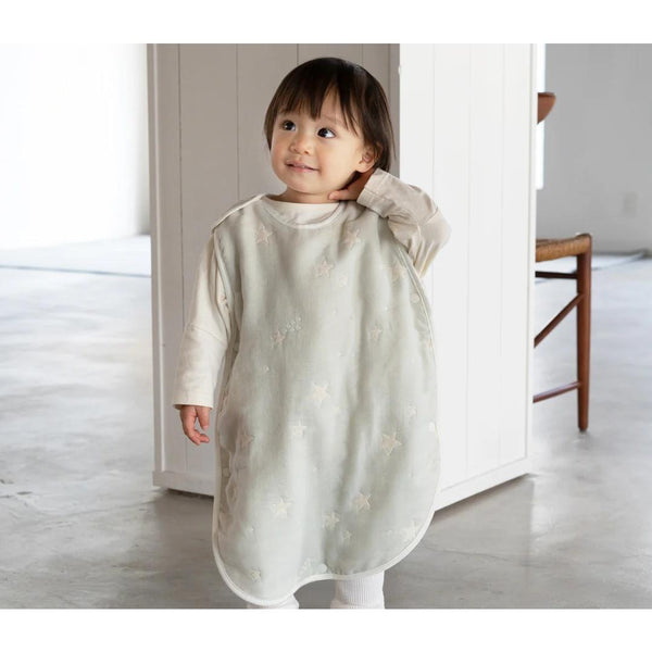 Sandesica Fluffy Muslin Baby Sleep Sack Wearable Sleeping Bag