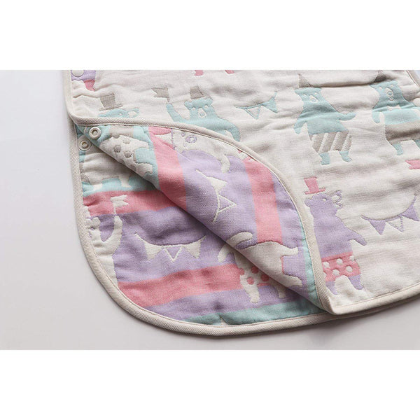 Sandesica Fluffy Muslin Baby Sleep Sack Wearable Sleeping Bag