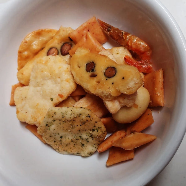 Sanko Mixed Rice Crackers 7 Japanese Flavors Assortment Pack 110g