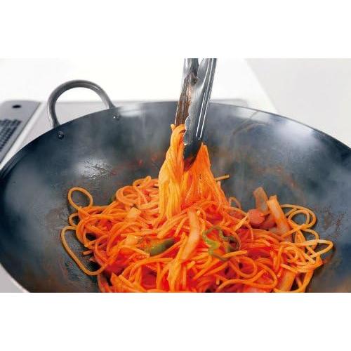 Summit Two-Handled Iron Wok Round Bottom