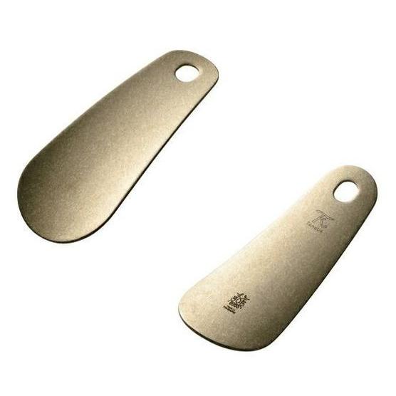 Tanabe Brass Shoehorn Textured & Matte Finish With Gift Box