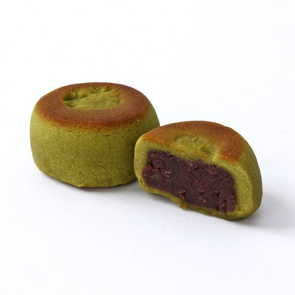 Tanuki Manju Japanese Traditional Bite-Sized Matcha Cake (Pack of 3)