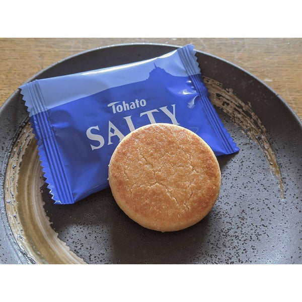 Tohato Salty Cookies Salted Butter Biscuits 8 Pieces (Box of 12)