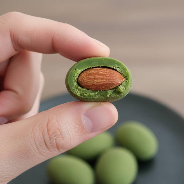 Ujien Premium Matcha Tiramisu Chocolate Coated Almonds 140g