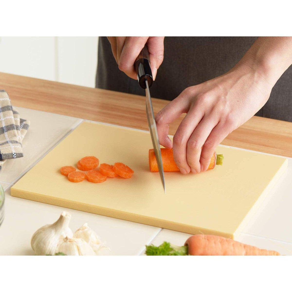 Asahi Rubber SC-102 Color Cutting Board, Beige, Synthetic Rubber, Japan  AMN2326P