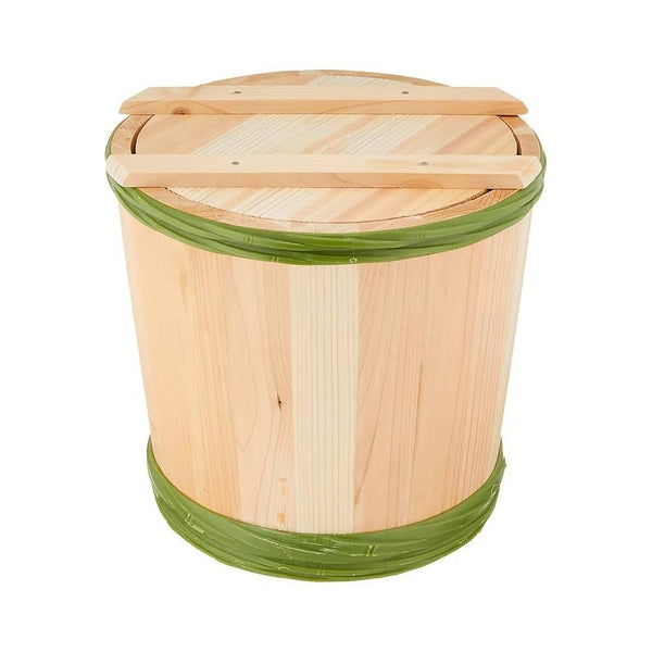 Wooden Pickling Barrel For Making Japanese Pickles 6kg Capacity