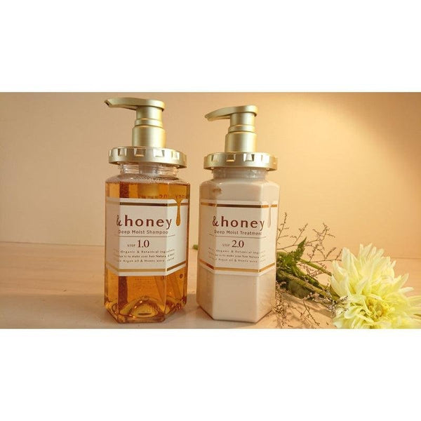 &honey Deep Moist Treatment 2.0 (Japanese Honey Hair Conditioner) 445g