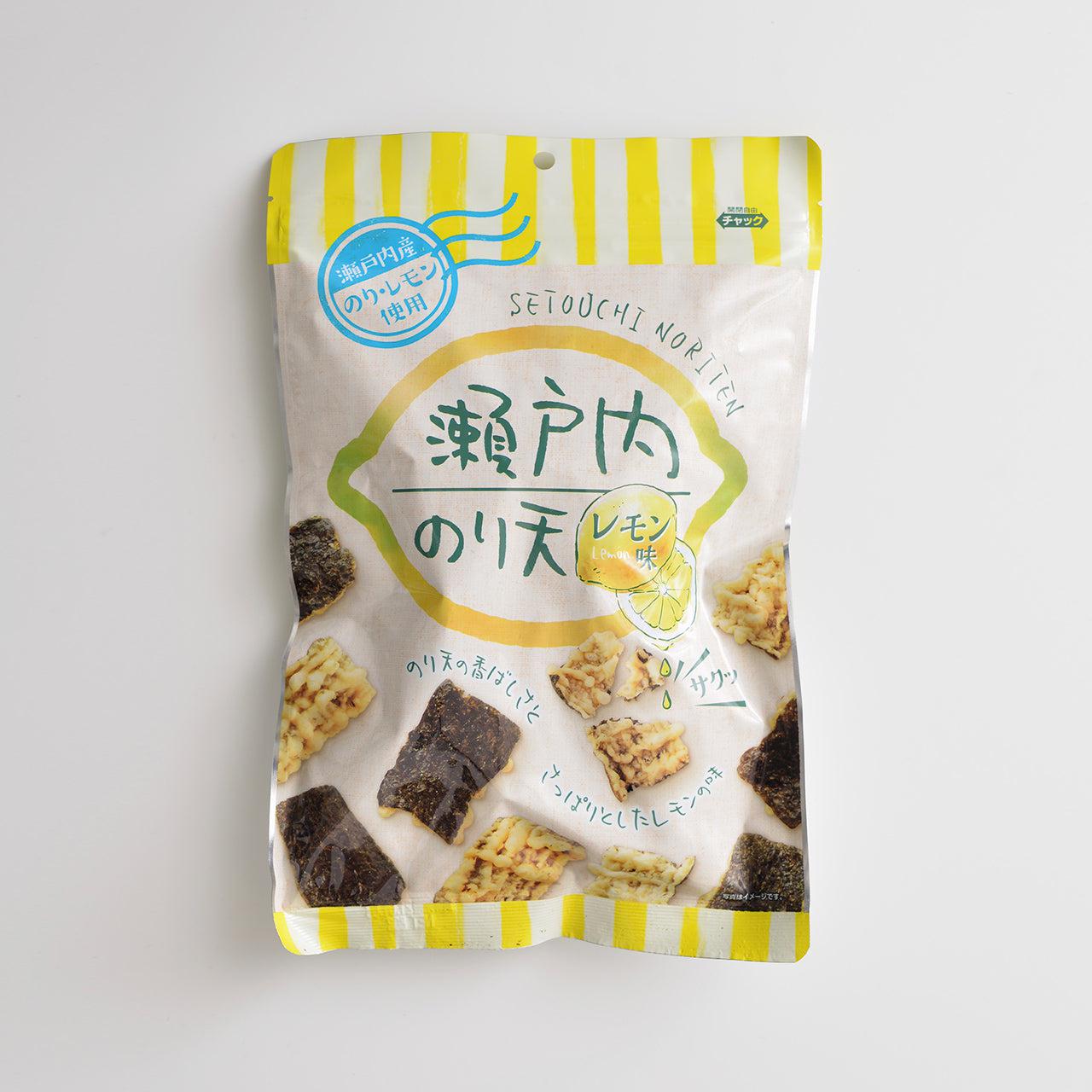 10)　Japanese　Daiko　Noriten　–　of　Taste　Chips　Setouchi　Seaweed　Tempura　Lemon　(Pack