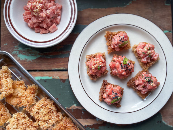 How to Make Crispy Rice Tuna Sushi Bits (Nobu Copycat Recipe)