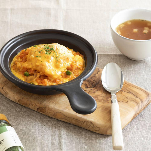 Aderia Pottery Smoker Pan With Glass Dome Lid & Wood Chips