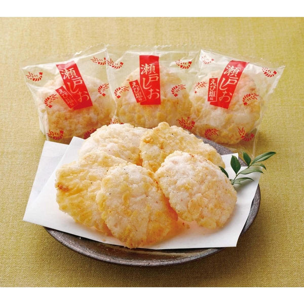 Befco Seto Shio Senbei Rice Crackers Shrimp Flavor 76g