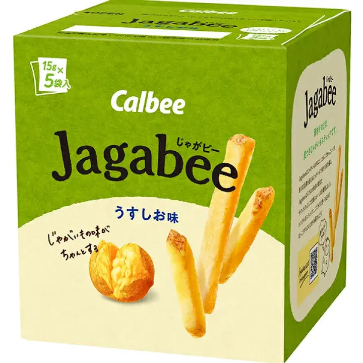 Calbee Jagabee Potato Sticks Snack Lightly Salted 75g