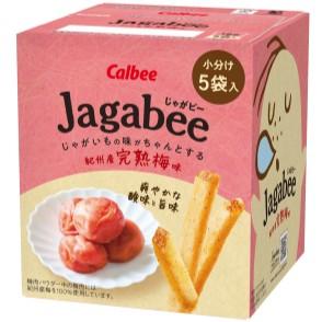 Calbee Jagabee Potato Sticks Sour Kishu Ume Plum Flavor 75g