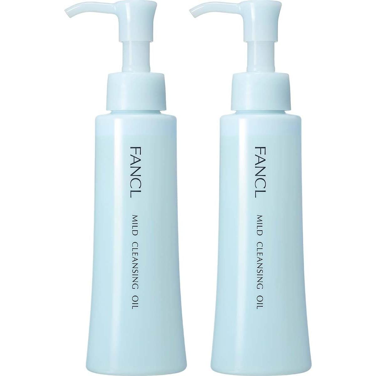 FANCL Mild Cleansing Oil Makeup Remover for Sensitive Skin 120ml (Pack of 2)