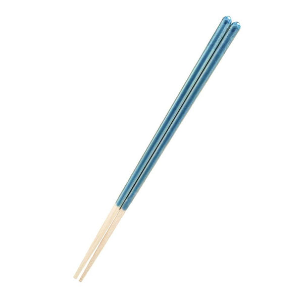 Handcrafted Non-Slip Long Cooking Chopsticks Dishwasher Safe Blue 27cm