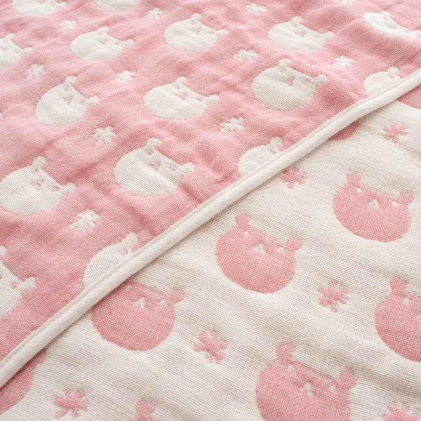 Hartwell Imabari 6-Layer Muslin Swaddle Baby Blanket With Hood 80cm